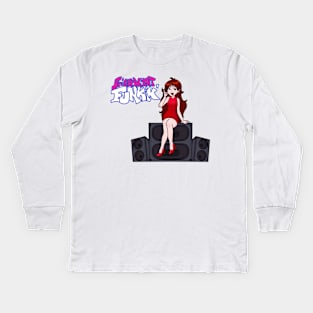 Friday night funk Kids Long Sleeve T-Shirt